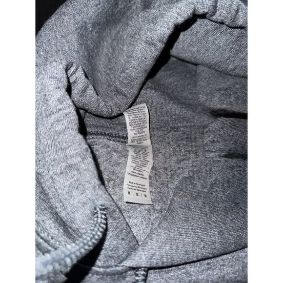 Adopt All The Dogs Hoodie Women’s Size Medium Dark Grey Pullover Sweatshirt - Picture 4 of 5